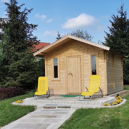 Pension Raupennest Mit Blockhaussauna Bautzen Kültér fotó
