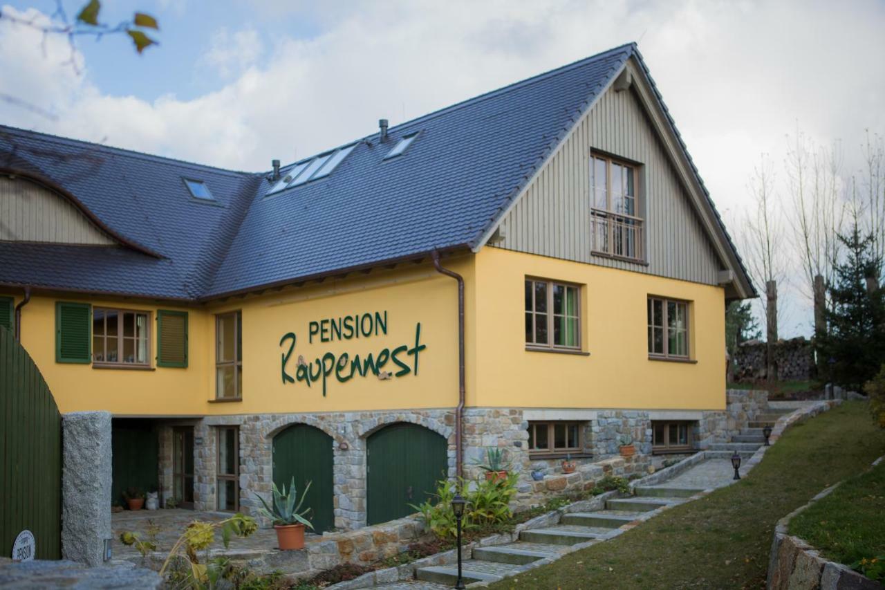 Pension Raupennest Mit Blockhaussauna Bautzen Kültér fotó