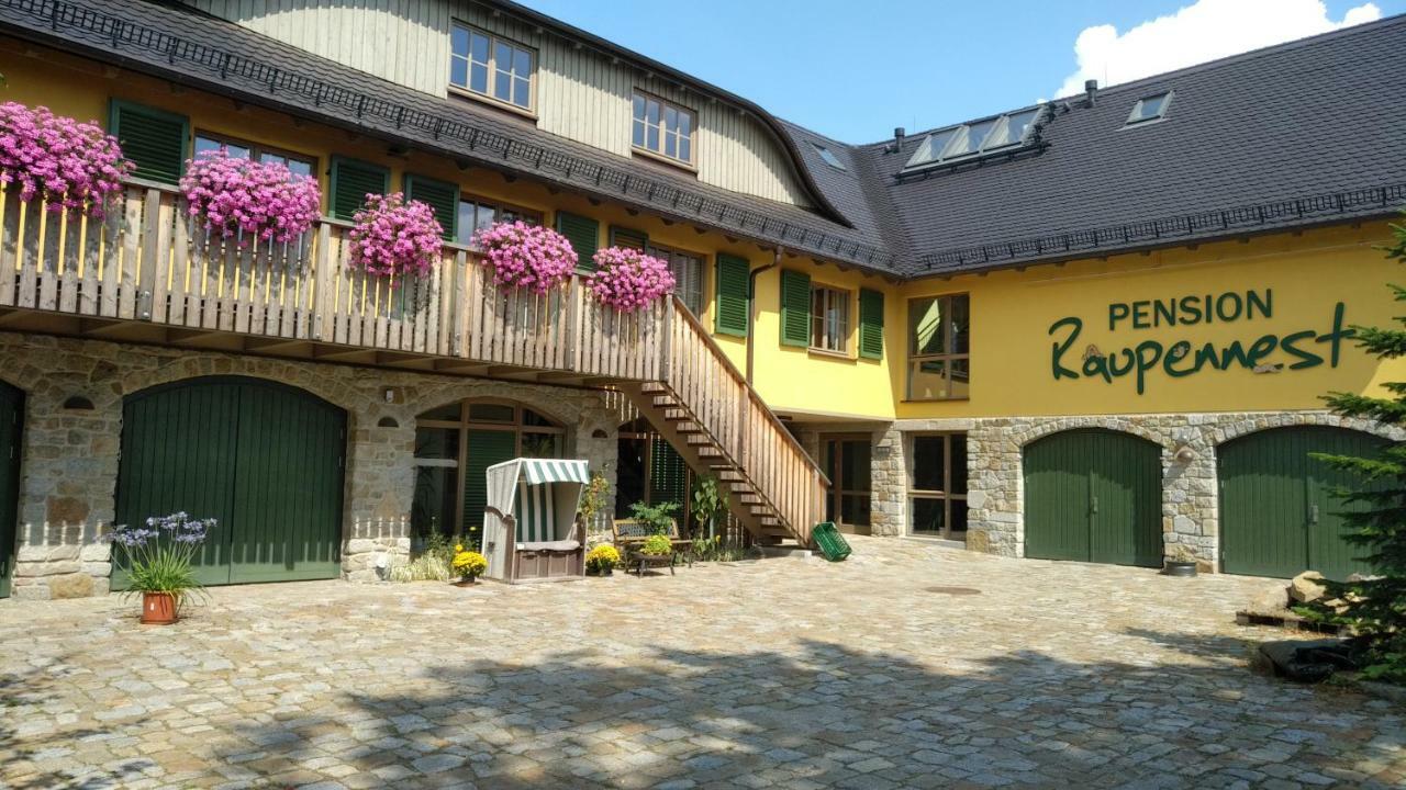 Pension Raupennest Mit Blockhaussauna Bautzen Kültér fotó